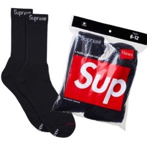 Supreme Hanes Socks (4 Pairs)